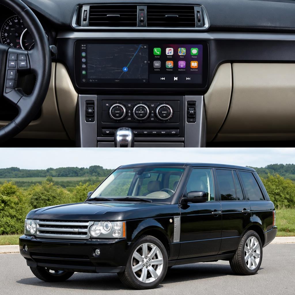 ADIVOX 12.3 inch geschikt voor Range Rover Voque L322 2005-2012 CarPlay/Auto/RDS/DSP/4G/QLED/DAB+