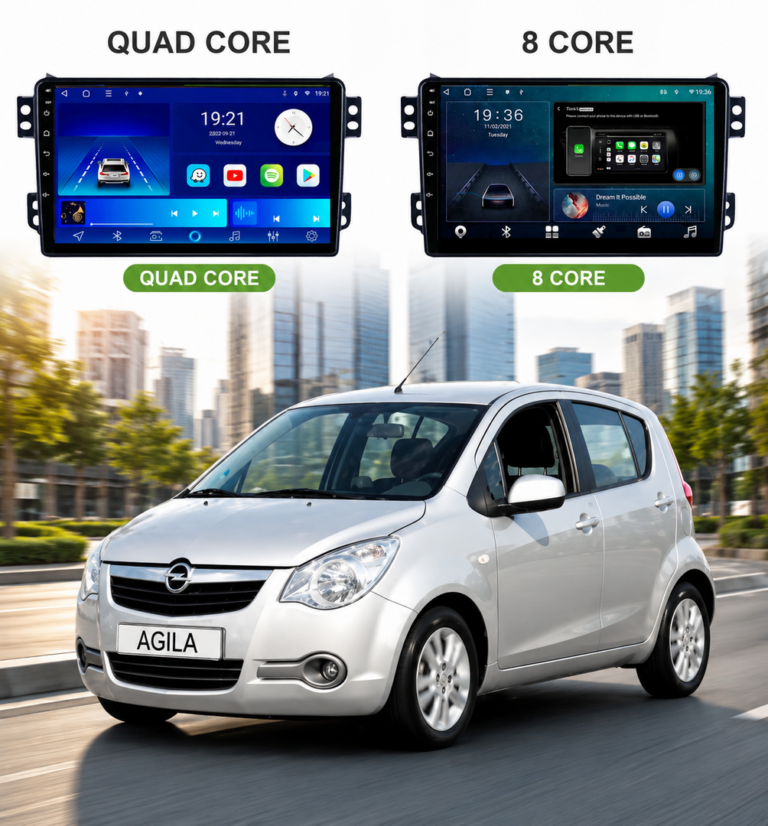 ADIVOX 9 inch voor Opel Agila 2008-2015 Android 15 CarPlay/Auto/Wifi/RDS/DSP/5G/QLED/DAB+