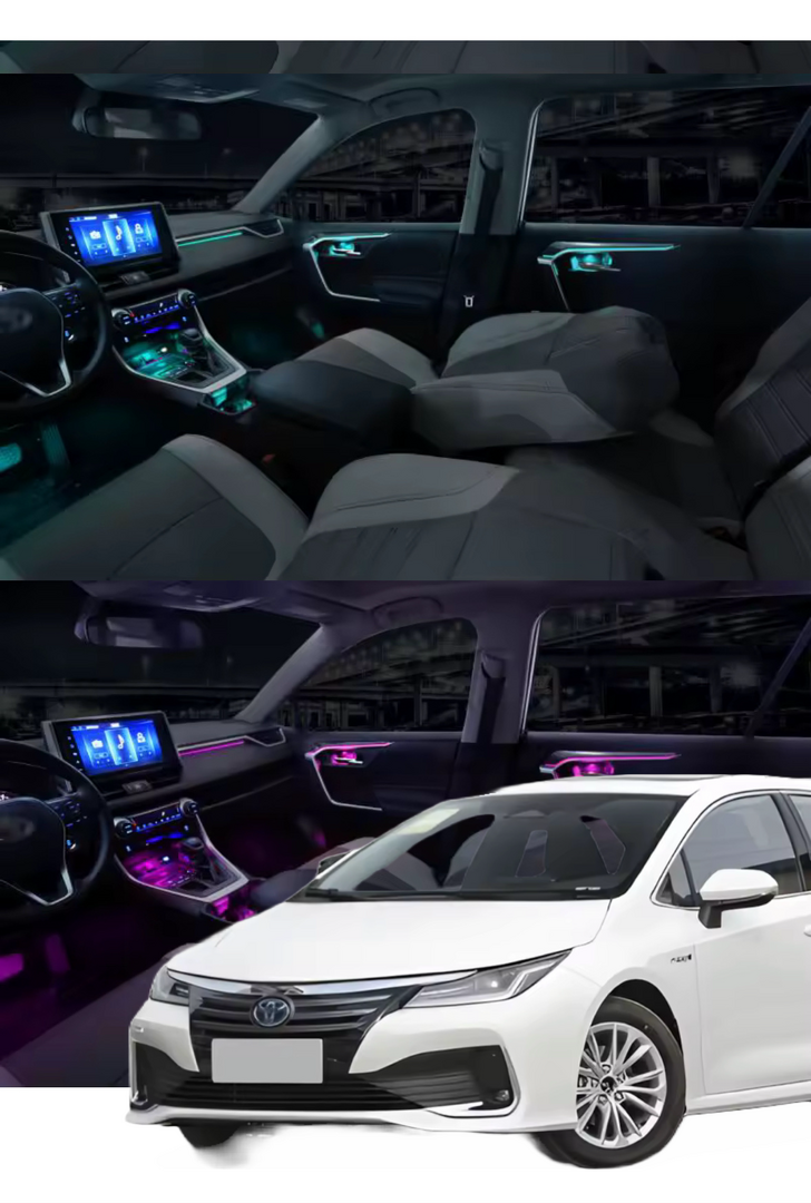 Ambient sfeerverlichting voor Toyota Corolla/Cross/Camry/Highlander/GR86/Land Crusier 2010-2023