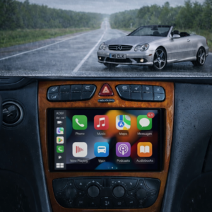 ADIVOX 9 inch voor Mercedes Benz CLK 2002-2010 Android 15 CarPlay/Auto/Wifi/RDS/DSP/DTS/QLED/5G/DAB+