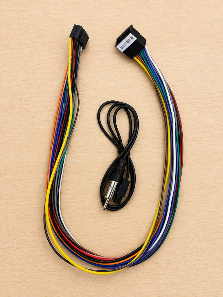 ISO Verlengkabel 50 cm voor Android Multimedia Systemen – Plug & Play + FAKRA Radio Antenne