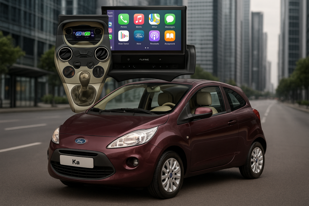 ADIVOX 7 inch voor Ford Ka 2009-2016 Android 15 CarPlay/Auto/Wifi/RDS/DSP/5G/DAB+