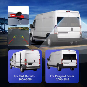 Remlicht achteruitrijcamera voor Fiat Ducato/Peugeot Boxer 2006-2018 Night Vision/Parkeer hulp