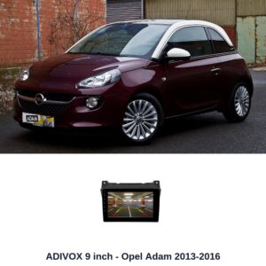 ADIVOX 9 inch voor Opel Adam 2013-2016 Android 15 CarPlay/Auto/Wifi/RDS/DSP/5G/QLED/DAB+