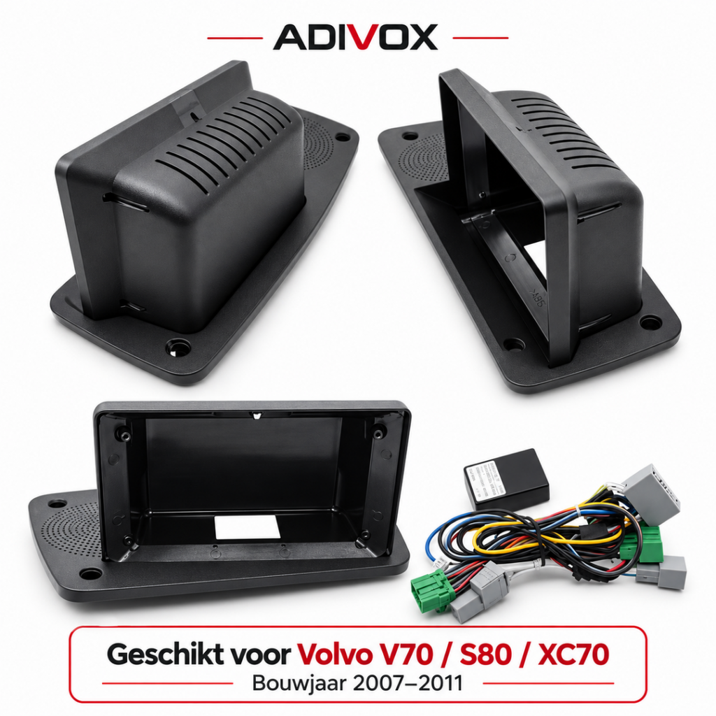 Plug-and-Play Kabelset met CANBUS en Dashboardpanelen voor Volvo V70, S80 & XC70 (2007–2011)