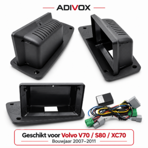 Plug-and-Play Kabelset met CANBUS en Dashboardpanelen voor Volvo V70, S80 & XC70 (2007–2011)