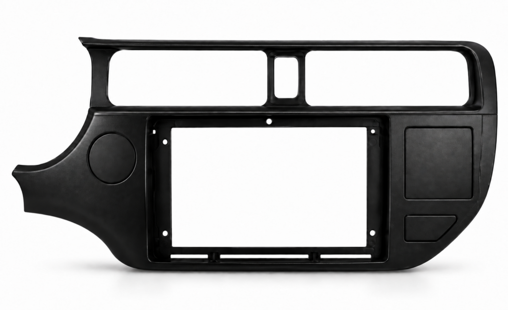 9 inch Dashboardpaneel voor Kia Rio 2011–2015 – Zwart Autoradio Inbouwframe