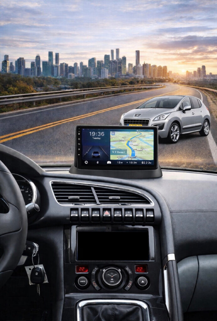 ADIVOX 9 inch for Peugeot 3008/5008 from 2009 to 2015 Android 15 CarPlay/Auto/Wifi/DSP/5G/QLED/DAB+