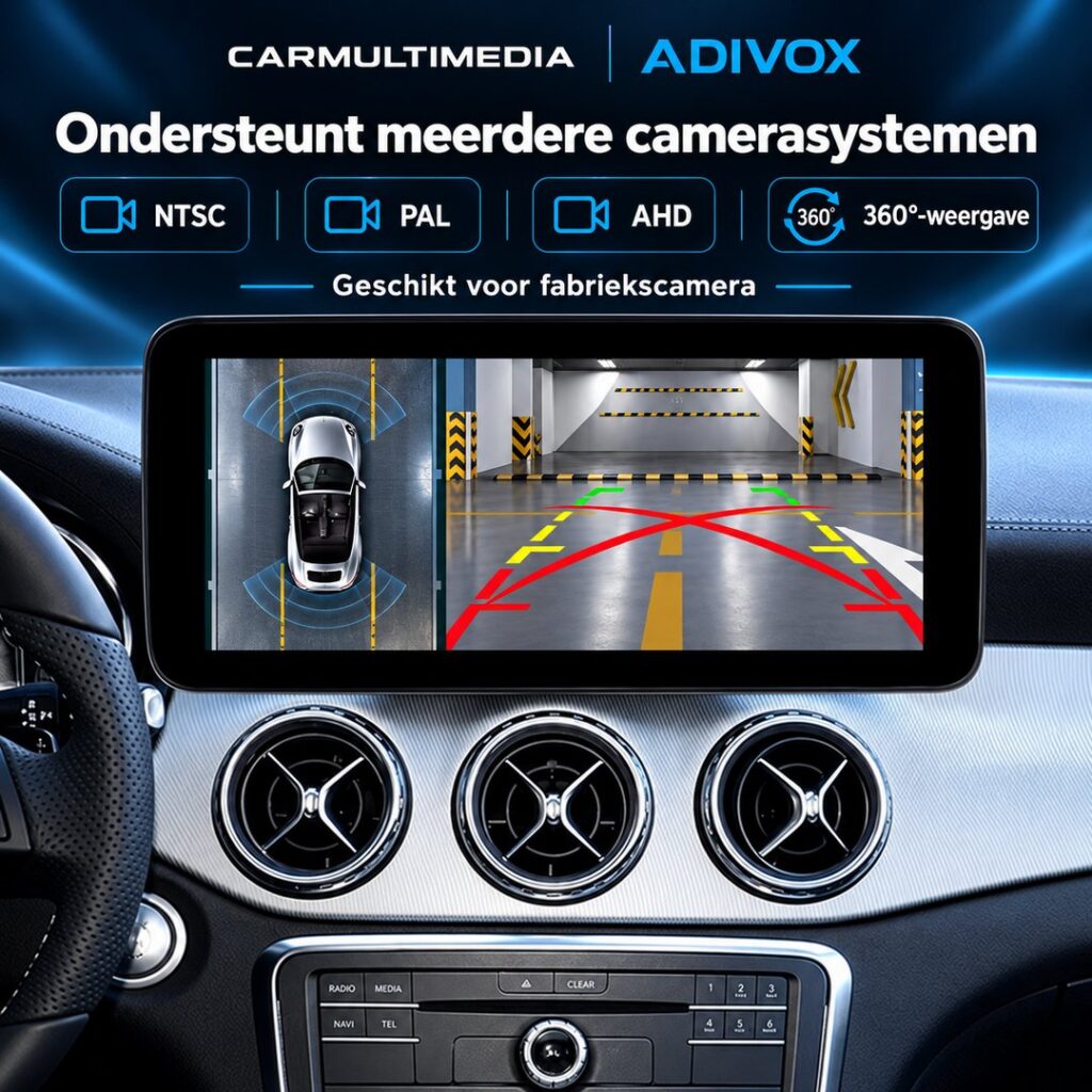 ADIVOX Multimedia met Wireless CarPlay & Android Auto voor Mercedes-Benz NTG 4.0/4.5/5.0 (2005–2018)