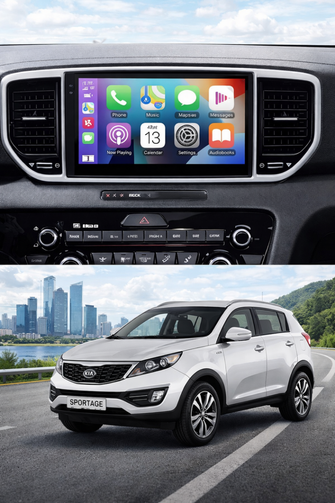 ADIVOX 9 Inch For Kia Sportage 2016-2023 Android 15 CarPlay/Auto/Wifi/GPS/RDS/DSP/5G/QLED/DAB+