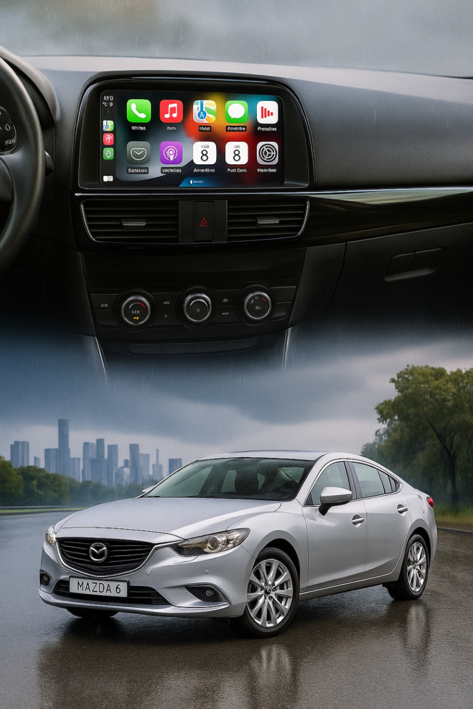 ADIVOX 9 Inch For Mazda 6 2013-2016 Android 15 CarPlay/Auto/Wifi/RDS/DSP/5G/QLED/DAB+